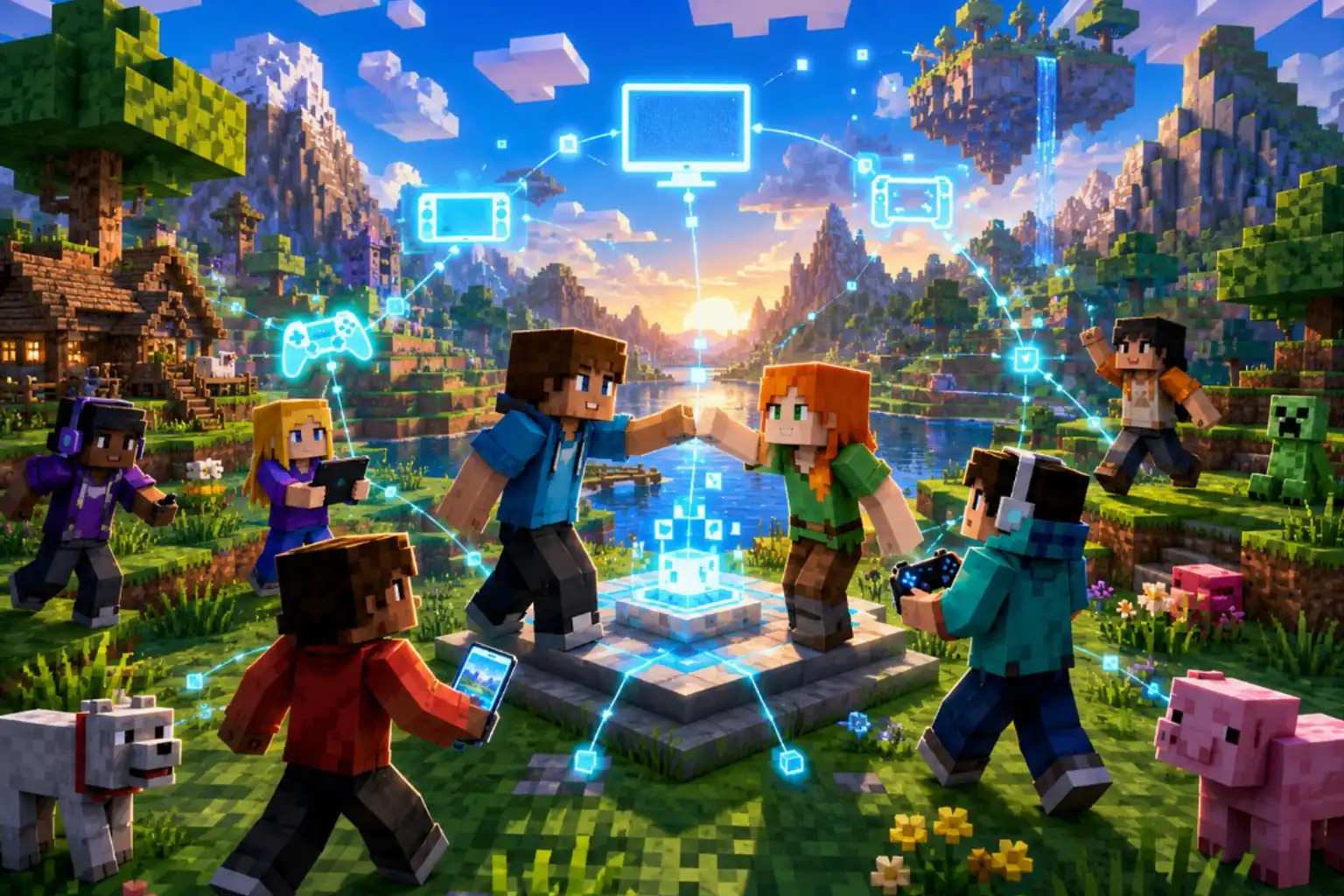 Best Crossplay Minecraft Servers - Java & Bedrock Compatible