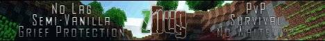 Classic zDug Revamped Minecraft server banner