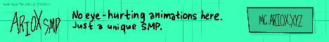 ArioxMC Minecraft server banner