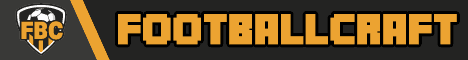 FootballCraft Minecraft server banner