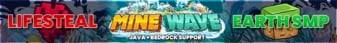 EarthSMP Minecraft server banner