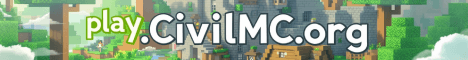 CivilMC Minecraft server banner