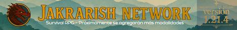 Jakrarish Minecraft server banner