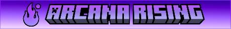 Arcana Rising Minecraft server banner