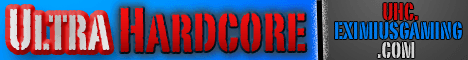 Ultra Hardcore Eximius Gaming Minecraft server banner