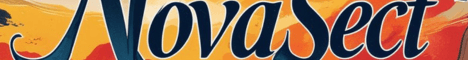 NovaSect Minecraft server banner