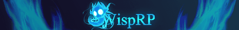 WispRP Minecraft server banner
