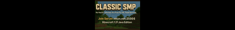 Classic Survival Minecraft server banner