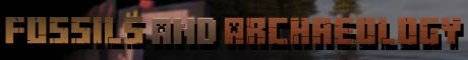 Official Fossils & Archaeology Minecraft server banner