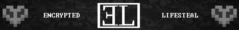 Encrypted LifeSteal Minecraft server banner