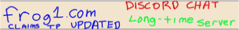 Frog1 smp Minecraft server banner