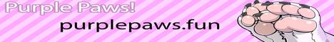 PurplePaws Minecraft server banner