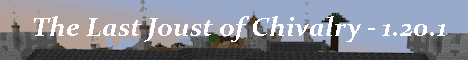 The Last Joust 2.0 Minecraft server banner