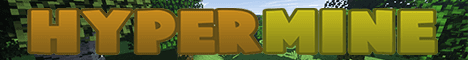 HyperMine Minecraft server banner