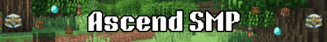 Ascend SMP Minecraft server banner