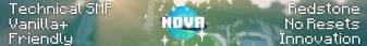 NovaTek Friendly SMP Minecraft server banner