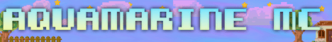 AquamarineMC Minecraft server banner