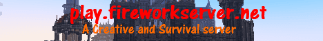 FireWork Minecraft server banner