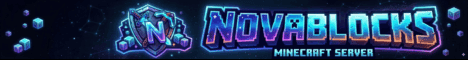 NovaBlocks Minecraft server banner