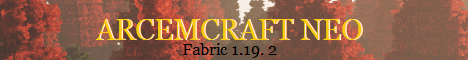 Arcemcraft Neo Minecraft server banner