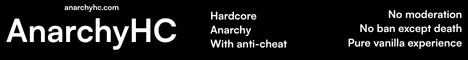 AnarchyHC Minecraft server banner