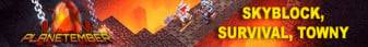 Planetember Minecraft server banner