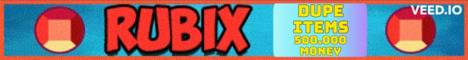 Rubix.fun Minecraft server banner