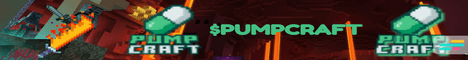 PumpCraft Minecraft server banner