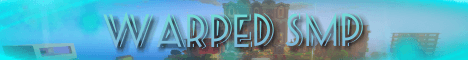 Warped SMP Survival Minecraft server banner