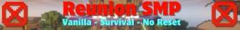 Reunion SMP Minecraft server banner
