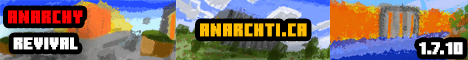 Anarchtica Minecraft server banner