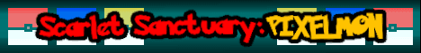 Scarlet Sanctuary Pixelmon Minecraft server banner