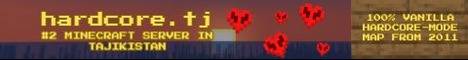 hardcore.tj Minecraft server banner