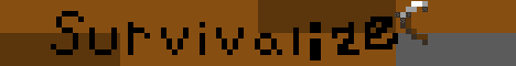 Survivalizer Minecraft server banner