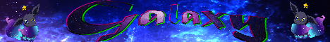 Galaxy pixelmon Minecraft server banner
