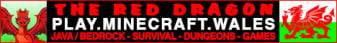 The Red Dragon (Welsh/Wales) Minecraft server banner