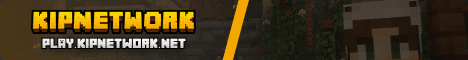 KipNetwork Minecraft server banner