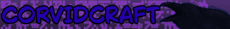 CorvidCraft SMP Minecraft server banner