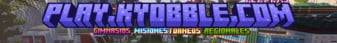 Kyobble Minecraft server banner