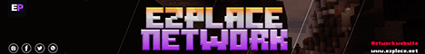 EzPlace Network Minecraft server banner