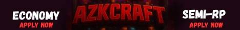 azkcraft Minecraft server banner