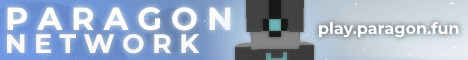 Paragon Network Minecraft server banner