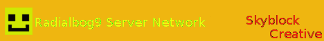 Radialbog9 Minecraft server banner