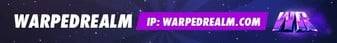 WarpedRealm Minecraft server banner