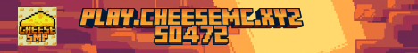 CheeseSMP Minecraft server banner