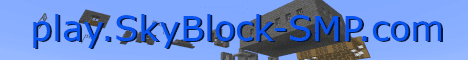 SkyBlock-SMP Minecraft server banner
