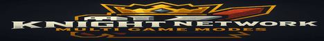 Knight network Minecraft server banner