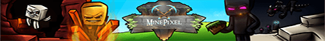 MinePixel Server Minecraft server banner