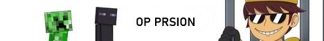 OP Prsion Minecraft server banner
