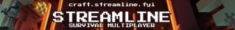 Streamline Minecraft server banner